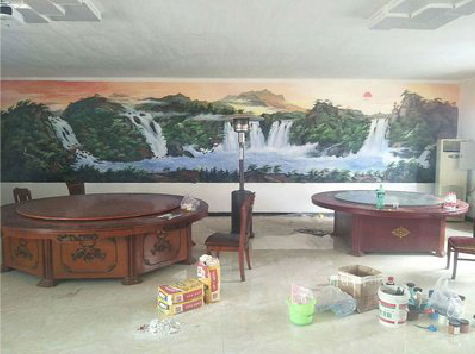 内黄墙绘-写实风景