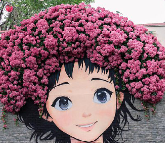 内黄墙体彩绘-网红墙打卡