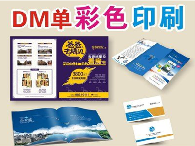 内黄单页印刷,色彩搭配简单。