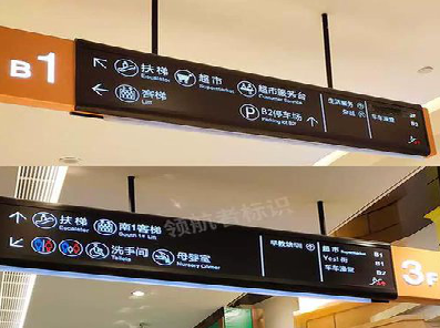 内黄如何通过商场标识牌引导客流分布?