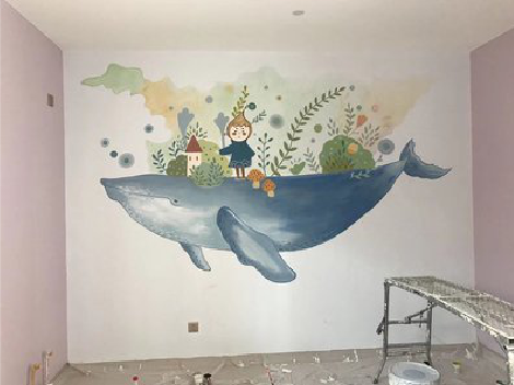 内黄手绘墙的特点及优势。